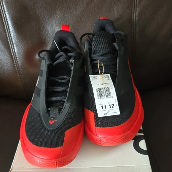 Adidas Black and Red Sneakers - Picture 5 of 11